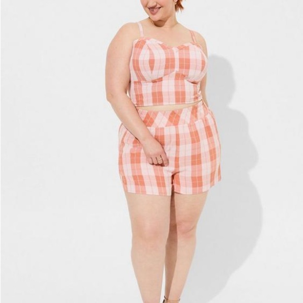 TORRID Seersucker Plaid Two-Piece Set